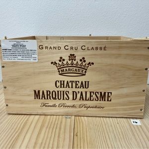 Wine crate, wood crate, wooden wine crate